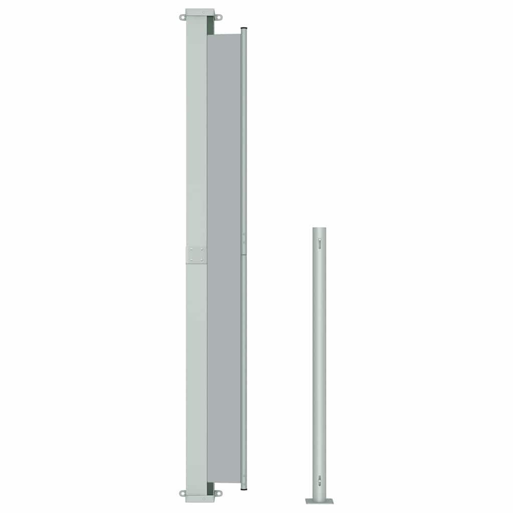 vidaXL Tuinscherm uittrekbaar 180x500 cm grijs