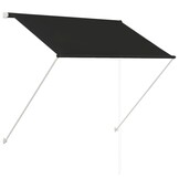 vidaXL Luifel uittrekbaar 150x150 cm antraciet