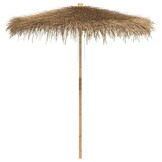 vidaXL Tiki Paraplu met Bananenblad Luifel 240 cm Bamboe