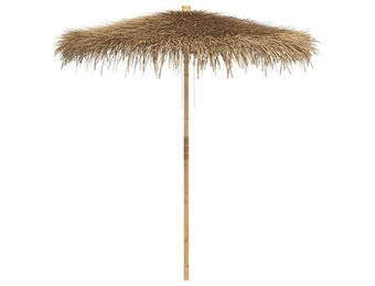 vidaXL Tiki Paraplu met Bananenblad Luifel 240 cm Bamboe