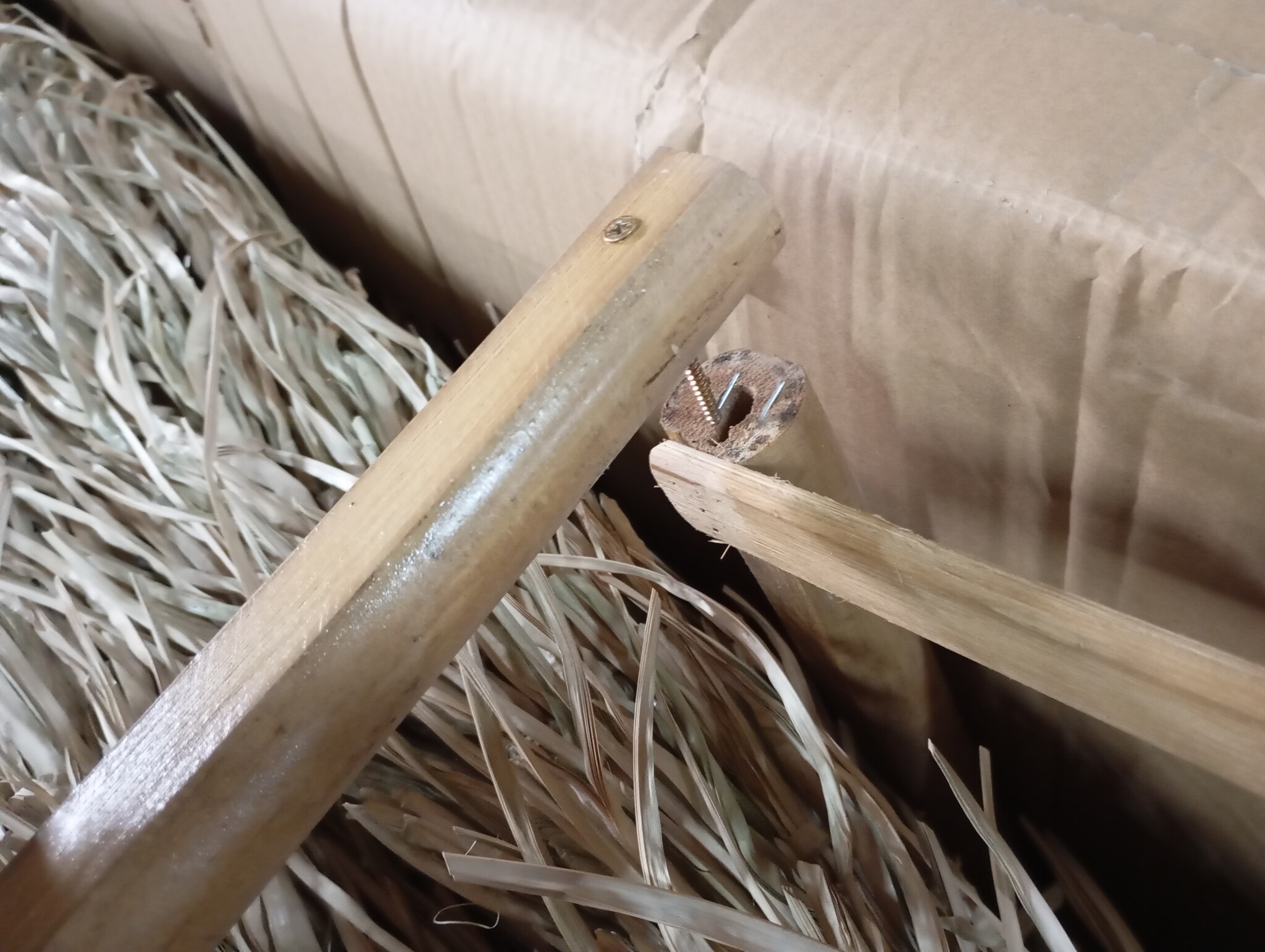 vidaXL Tiki Paraplu met Bananenblad Luifel 240 cm Bamboe