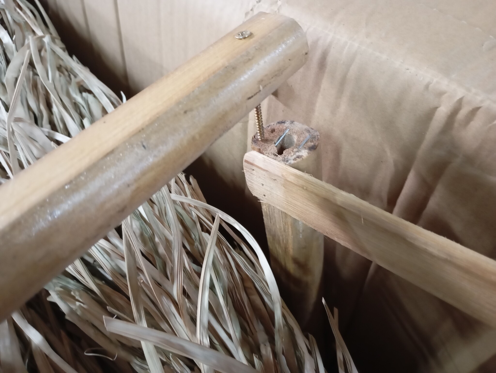 vidaXL Tiki Paraplu met Bananenblad Luifel 240 cm Bamboe