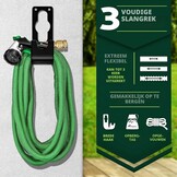 TRESKO® flexibele tuinslang | uitgezet 30 m | waterslang flexibel met 3-voudige latexkern | elastische flexiSchlauch | alle koppelingen van hoogwaardige messing