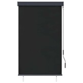 vidaXL Rolgordijn voor buiten 100x250 cm antraciet