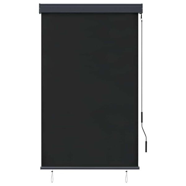 vidaXL Rolgordijn voor buiten 100x250 cm antraciet