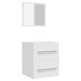 vidaXL Badkamerkast met spiegel 41x38,5x48 cm wit