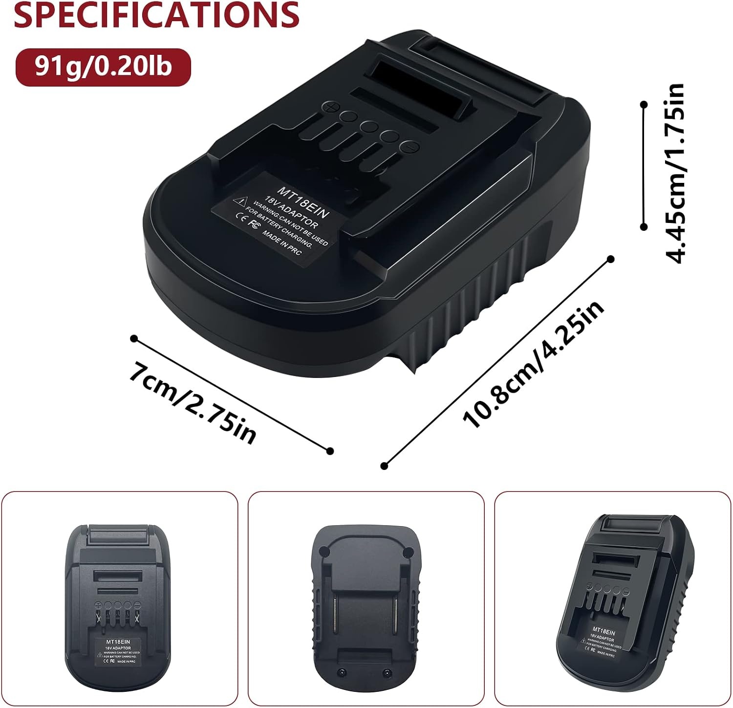 Accuadapter Makita 18V Li-ion naar Einhell 18V Gereedschap - 31% Korting!