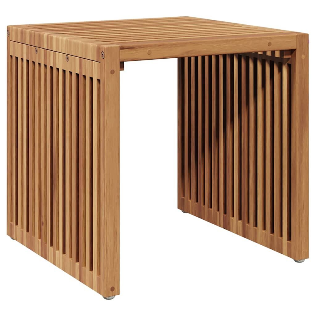 Teakhouten Tuin Bijzettafel Bruin - 46% Korting!