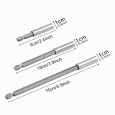 Joyan Magnetische Bithouder Verlenglset 3-delig - 1/4 inch Zeskant Schacht