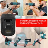Adapter voor Einhell 18 V lithiumaccu-converter voor Makita 18 V lithiumaccu, ombouwen naar Makita 18V lithium accugereedschap
