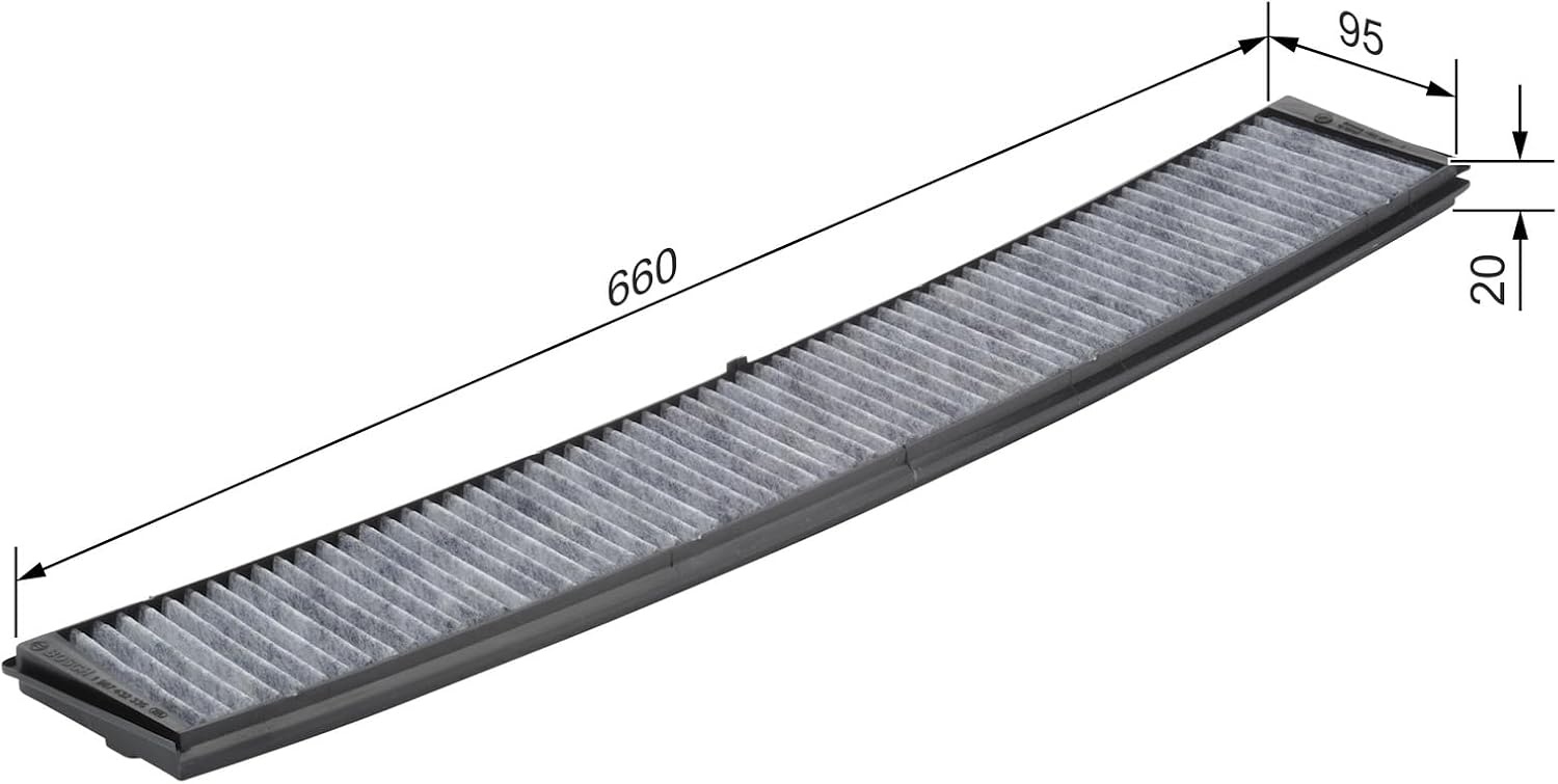 Bosch Interieurfilter met actieve kool 1987432336 voor BMW