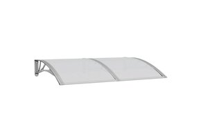 Deurluifel 150x100 cm Polycarbonaat Grijs - 34% Korting