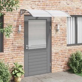 Deurluifel 150x100 cm Polycarbonaat Grijs - 34% Korting