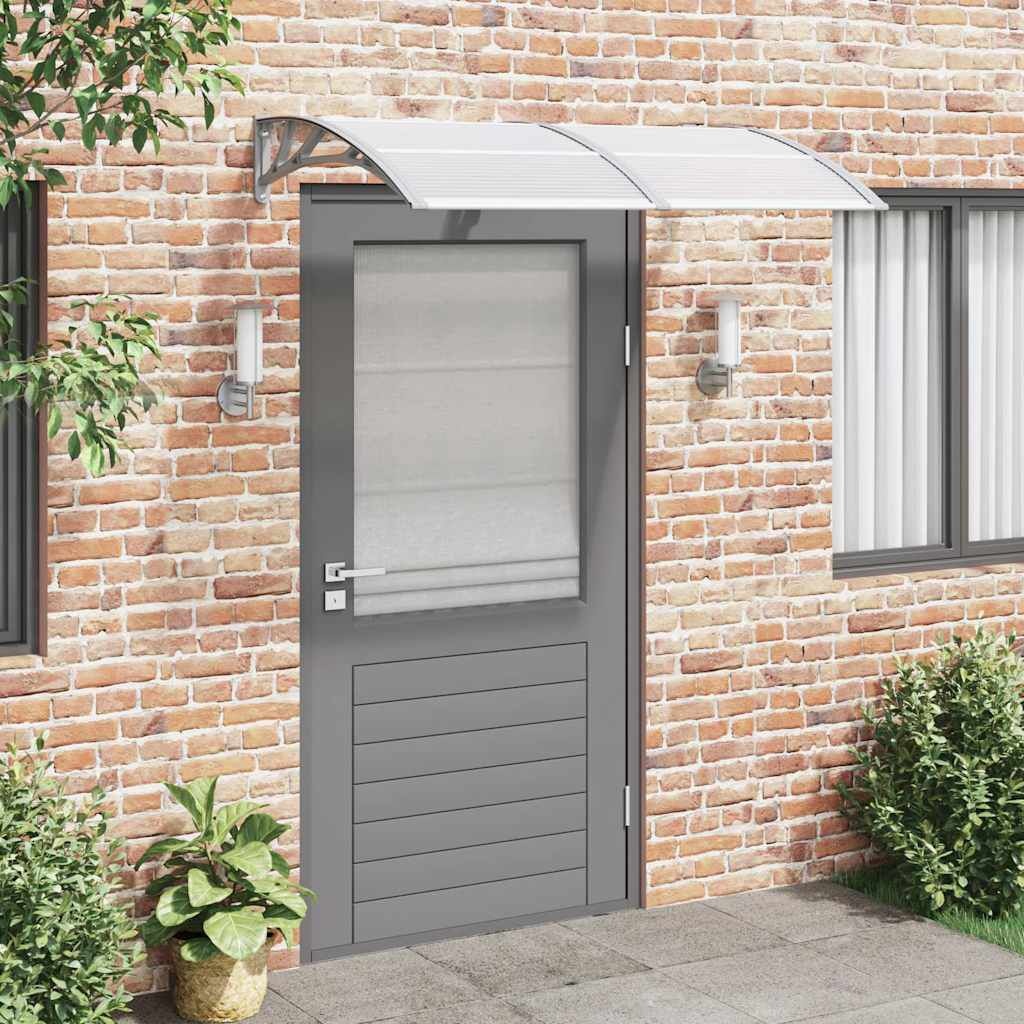 Deurluifel 150x100 cm Polycarbonaat Grijs - 34% Korting