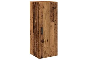 Wandkast Houtkleur 34,5x34x90 cm - 57% Korting