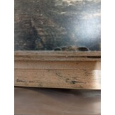 vidaXL Wandkast 34,5x34x90 cm bewerkt hout oud houtkleur