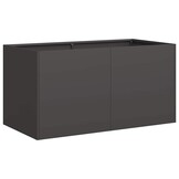 Plantenbak Staal Zwart 80x40x40 cm - 34% Korting