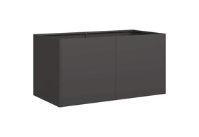 Plantenbak Staal Zwart 80x40x40 cm - 34% Korting