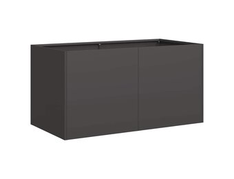 Plantenbak Staal Zwart 80x40x40 cm - 34% Korting