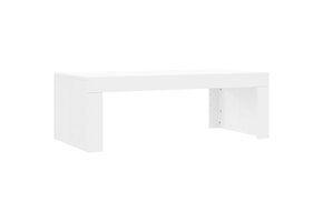 vidaXL Salontafel 102x50x36 cm Bewerkt Hout Wit - 57% Korting
