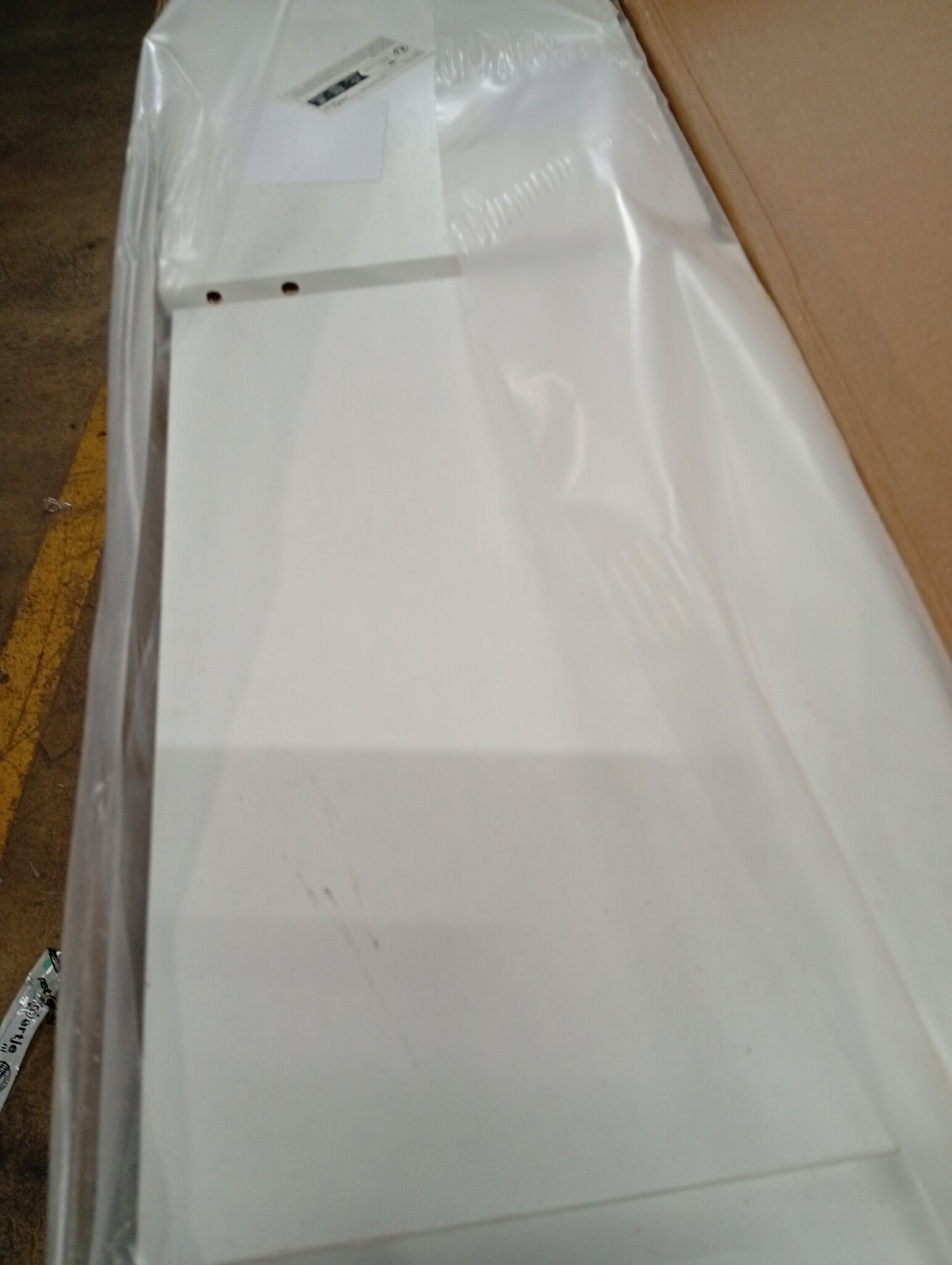vidaXL Salontafel 102x50x36 cm bewerkt hout wit