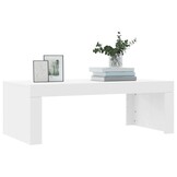 vidaXL Salontafel 102x50x36 cm bewerkt hout wit