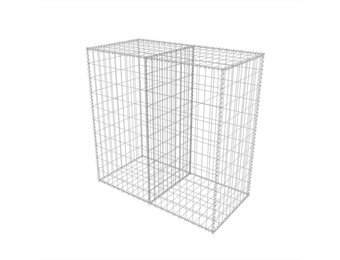 vidaXL Gabion mand 100x50x100 cm gegalvaniseerd staal