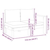 VidaXL 2-zits Tuinbank Massief Acaciahout met Armleuning - 35% Korting