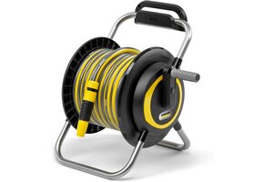 Slanghaspel met Muurbeugel - Flexibel Tuingebruik - Zwart (34% Korting)