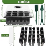 Kweekkas Zaailingen - 3 Delige Set met Deksel & Ventilatie - 30% Korting