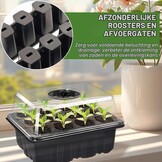 Kweekkas Zaailingen - 3 Delige Set met Deksel & Ventilatie - 30% Korting