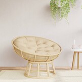 Rond Zitkussen Ø 100x11 cm Beige Oxford Stof - 33% Korting