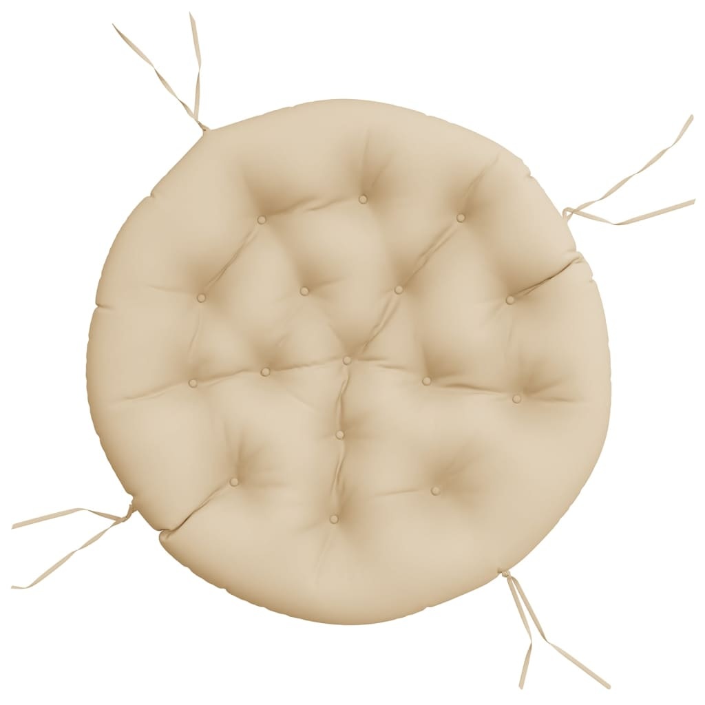Rond Zitkussen Ø 100x11 cm Beige Oxford Stof - 33% Korting