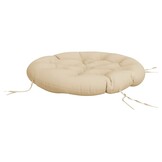 Rond Zitkussen Ø 100x11 cm Beige Oxford Stof - 33% Korting