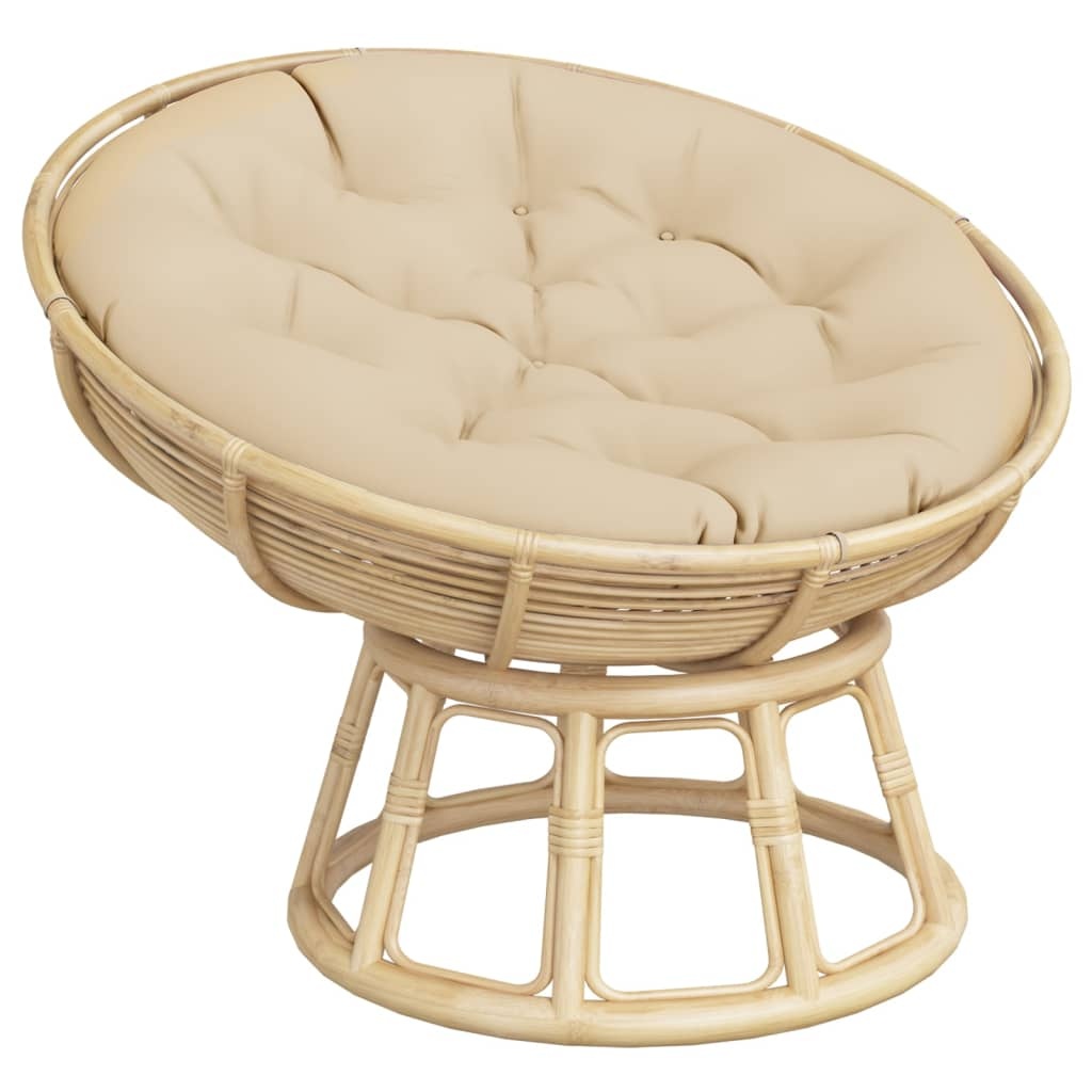 Rond Zitkussen Ø 100x11 cm Beige Oxford Stof - 33% Korting