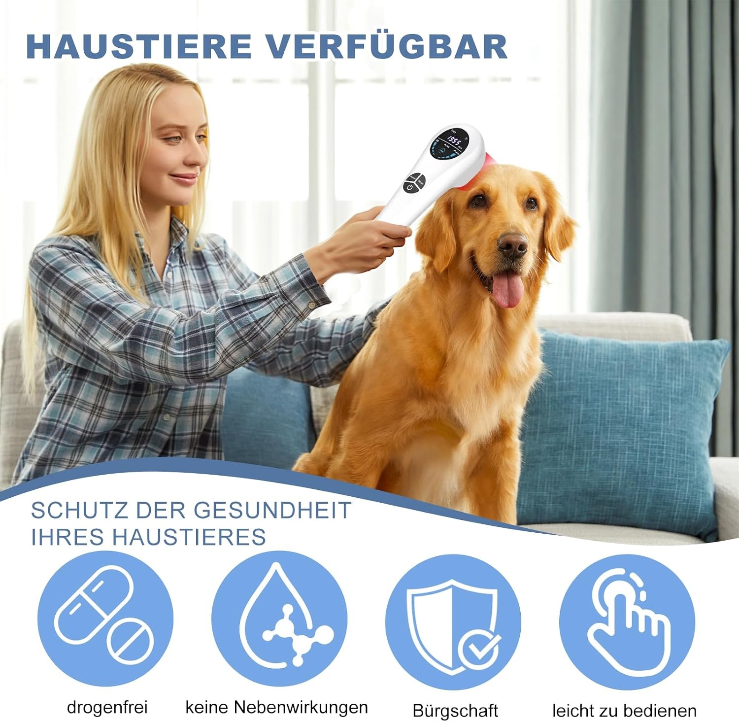 Infrarood Therapieapparaat: Pijnverlichting voor Spieren & Gewrichten (650/808nm)