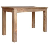 Eettafel 120x60x77 cm Massief Mahoniehout - 35% Korting