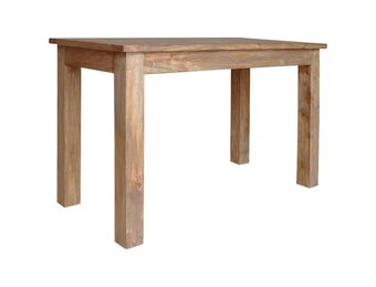 Eettafel 120x60x77 cm Massief Mahoniehout - 35% Korting