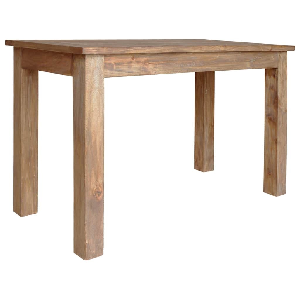 Eettafel 120x60x77 cm Massief Mahoniehout - 35% Korting
