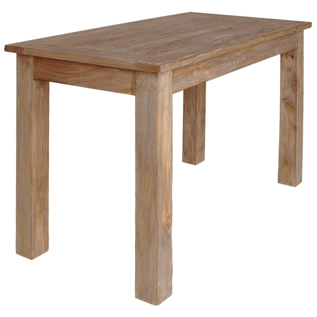 Eettafel 120x60x77 cm Massief Mahoniehout - 35% Korting