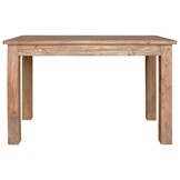 Eettafel 120x60x77 cm Massief Mahoniehout - 35% Korting