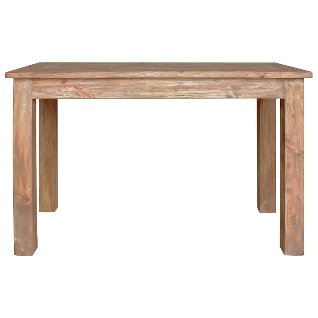 Eettafel 120x60x77 cm Massief Mahoniehout - 35% Korting