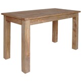 Eettafel 120x60x77 cm Massief Mahoniehout - 35% Korting