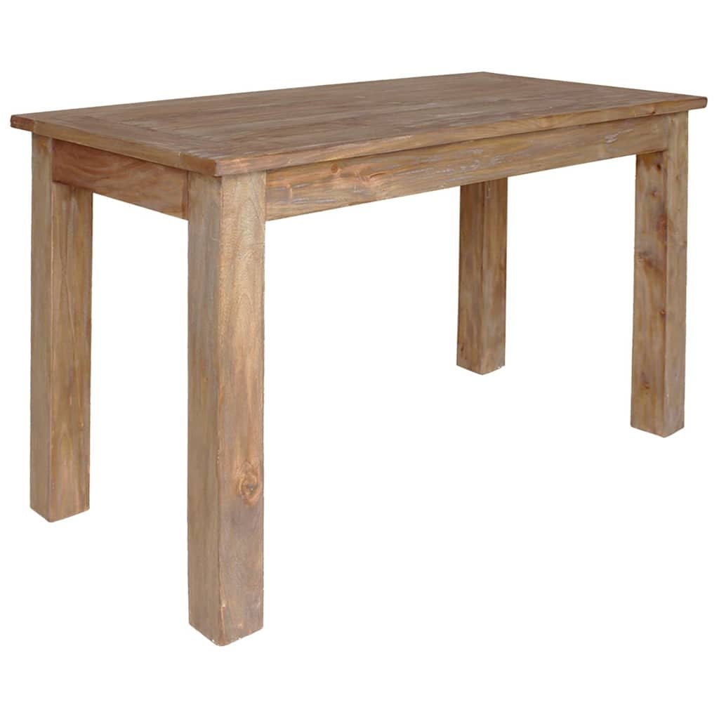 Eettafel 120x60x77 cm Massief Mahoniehout - 35% Korting