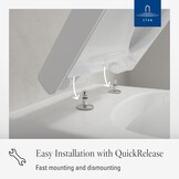 Toiletzitting Villeroy & Boch D-vorm Wit Alpin (34% korting)
