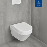 Toiletzitting Villeroy & Boch D-vorm Wit Alpin (34% korting)