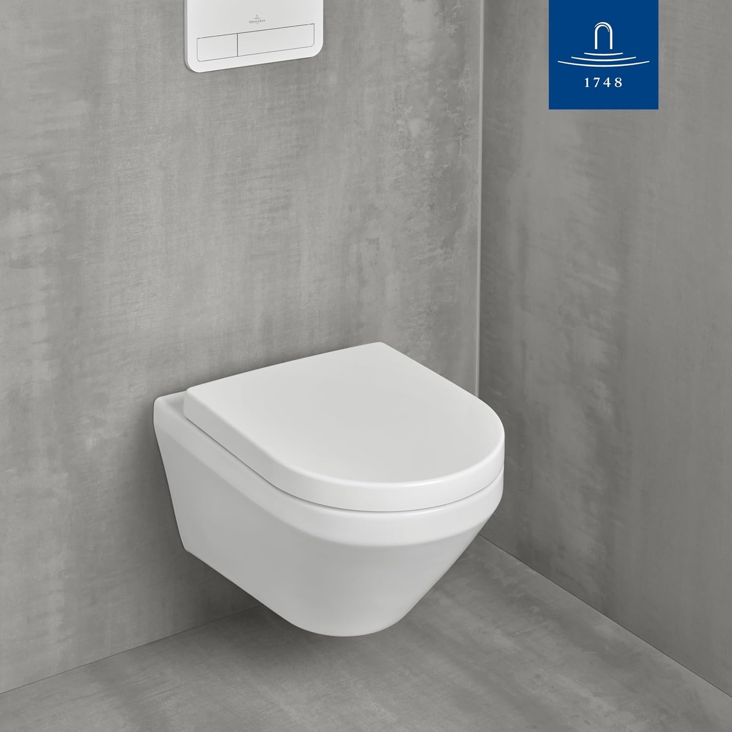 Toiletzitting Villeroy & Boch D-vorm Wit Alpin (34% korting)