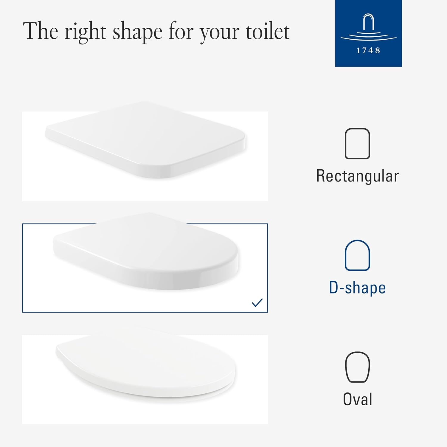 Toiletzitting Villeroy & Boch D-vorm Wit Alpin (34% korting)