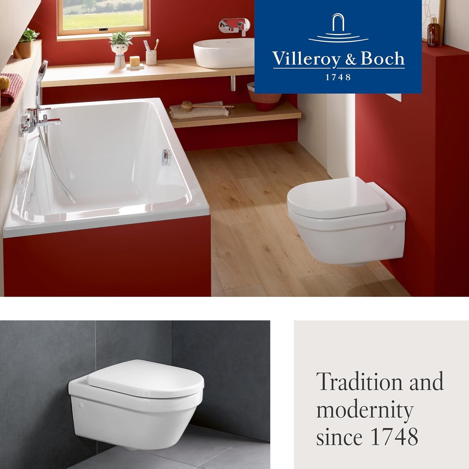 Toiletzitting Villeroy & Boch D-vorm Wit Alpin (34% korting)