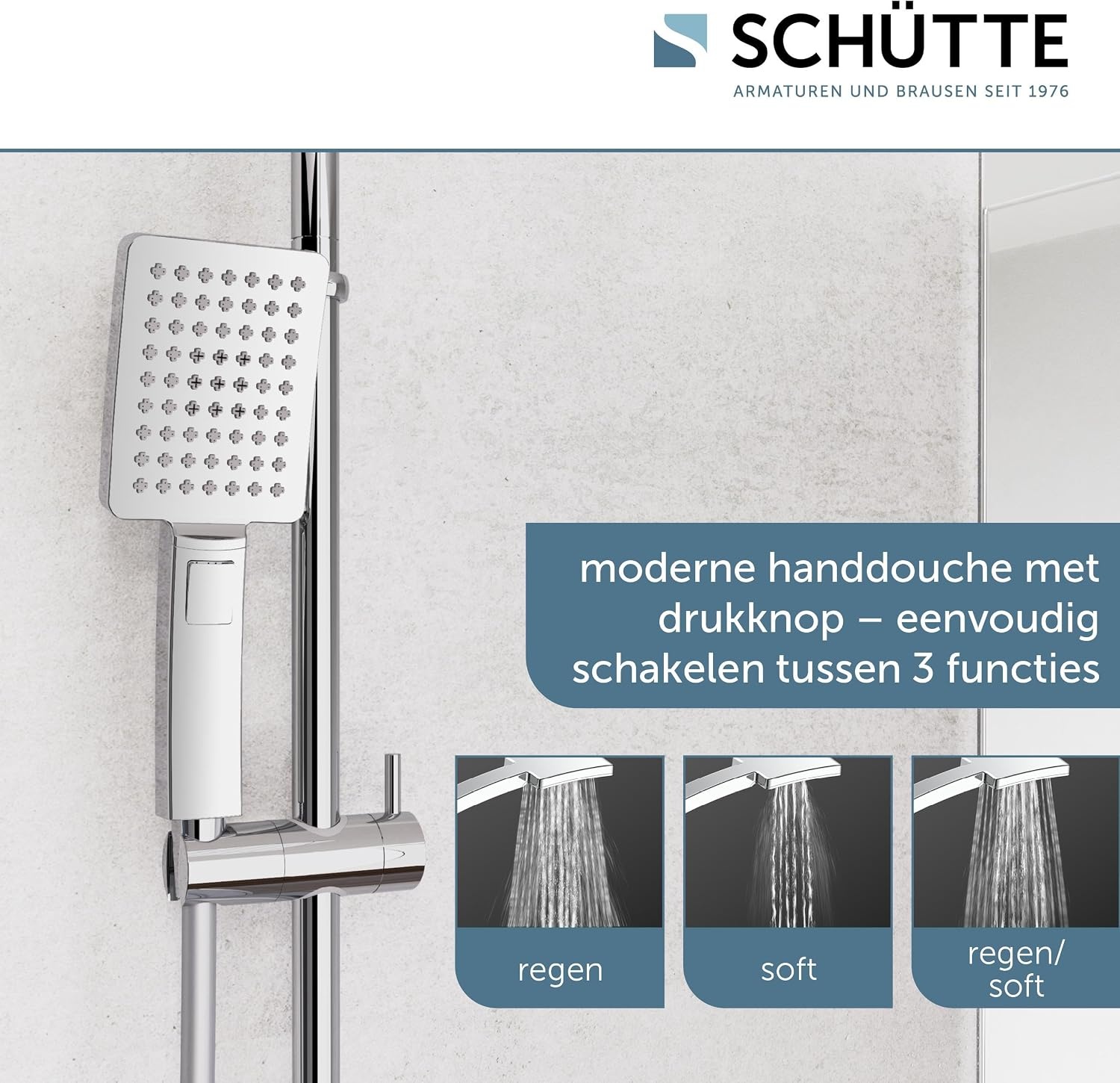 Douchesysteem met Grote Regendouche & Handdouche (34% Korting)